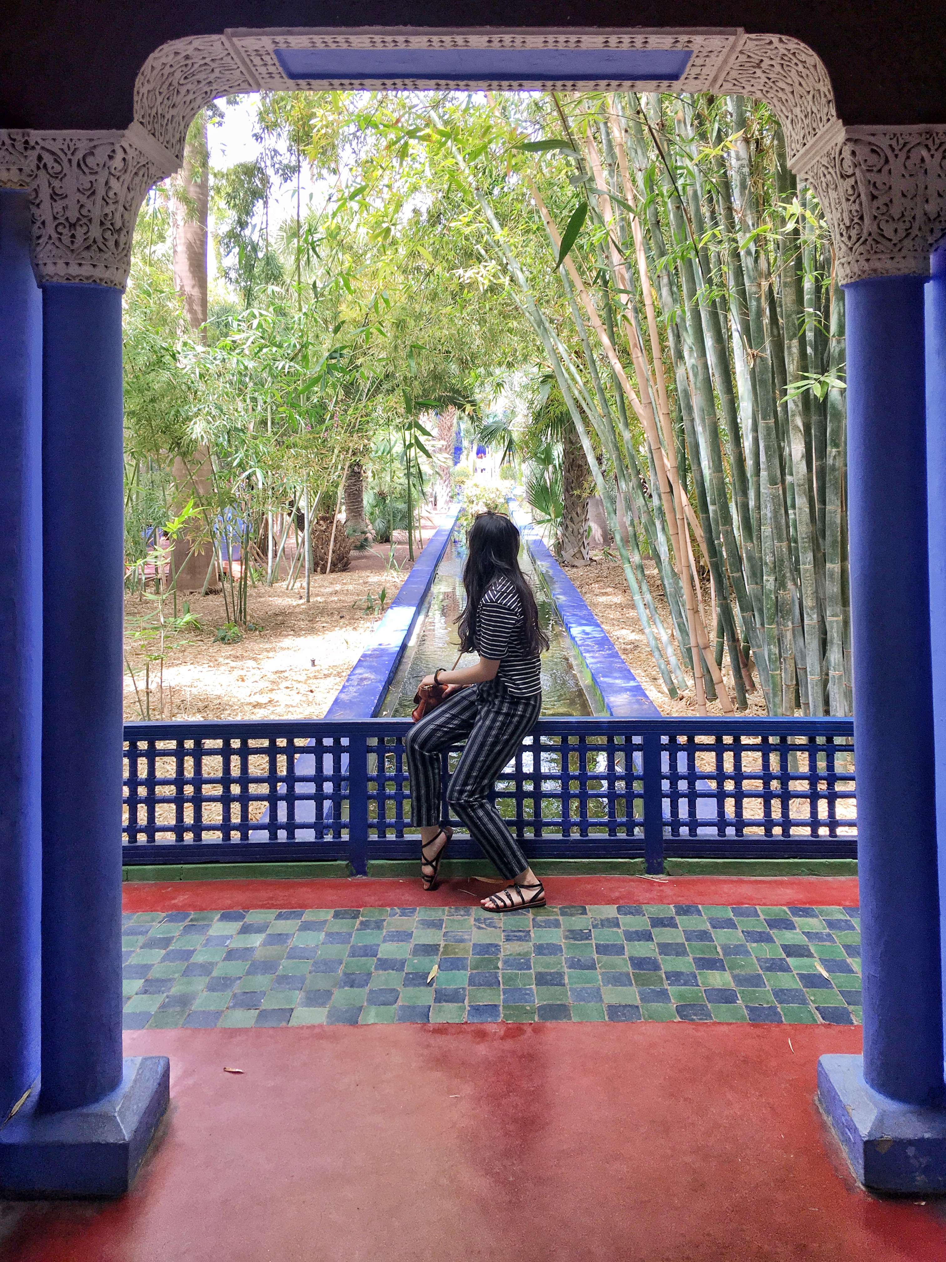 Peace and quiet at Jardin Marjorelle