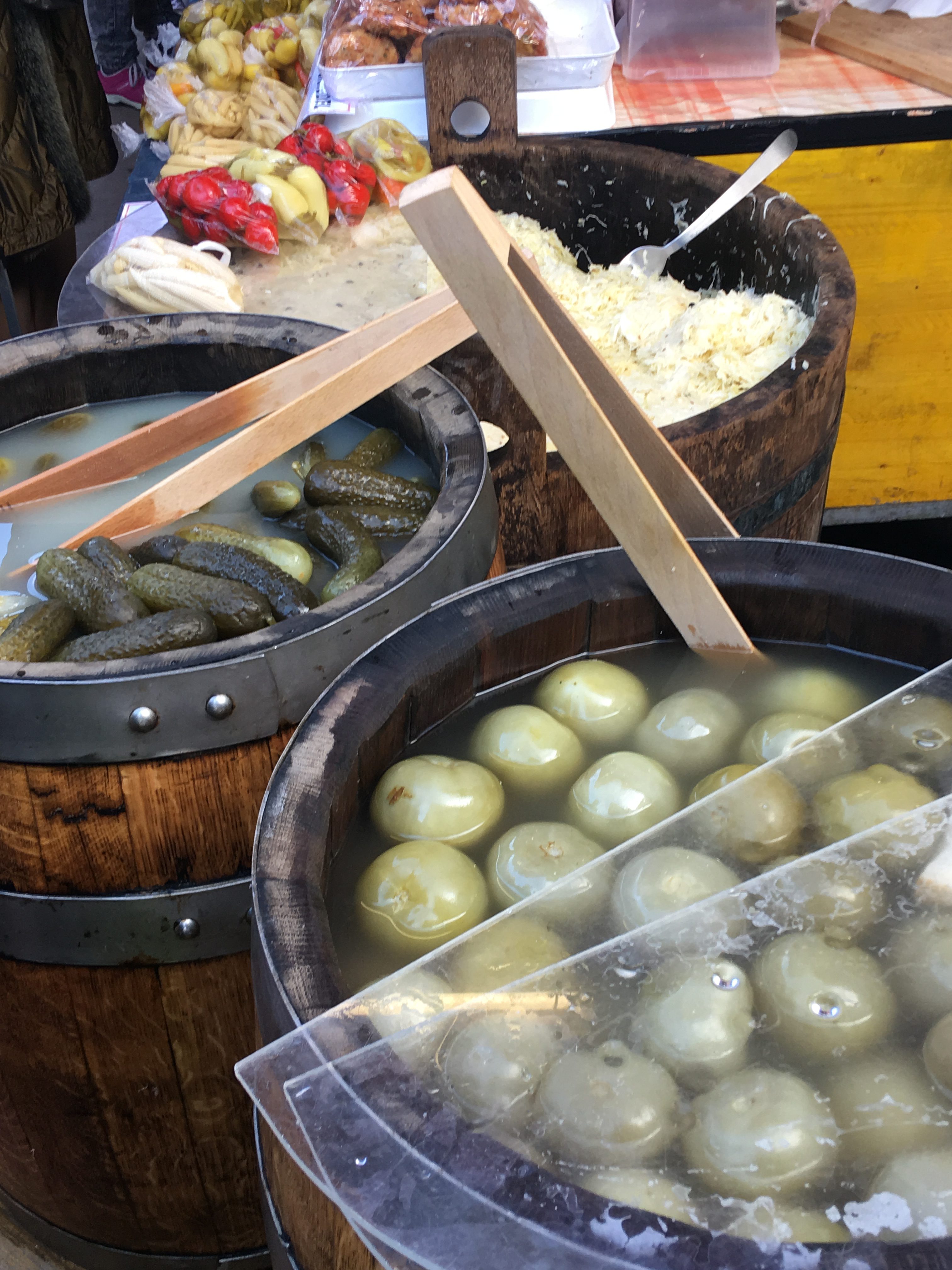 Pickled goods at Naschmarkt