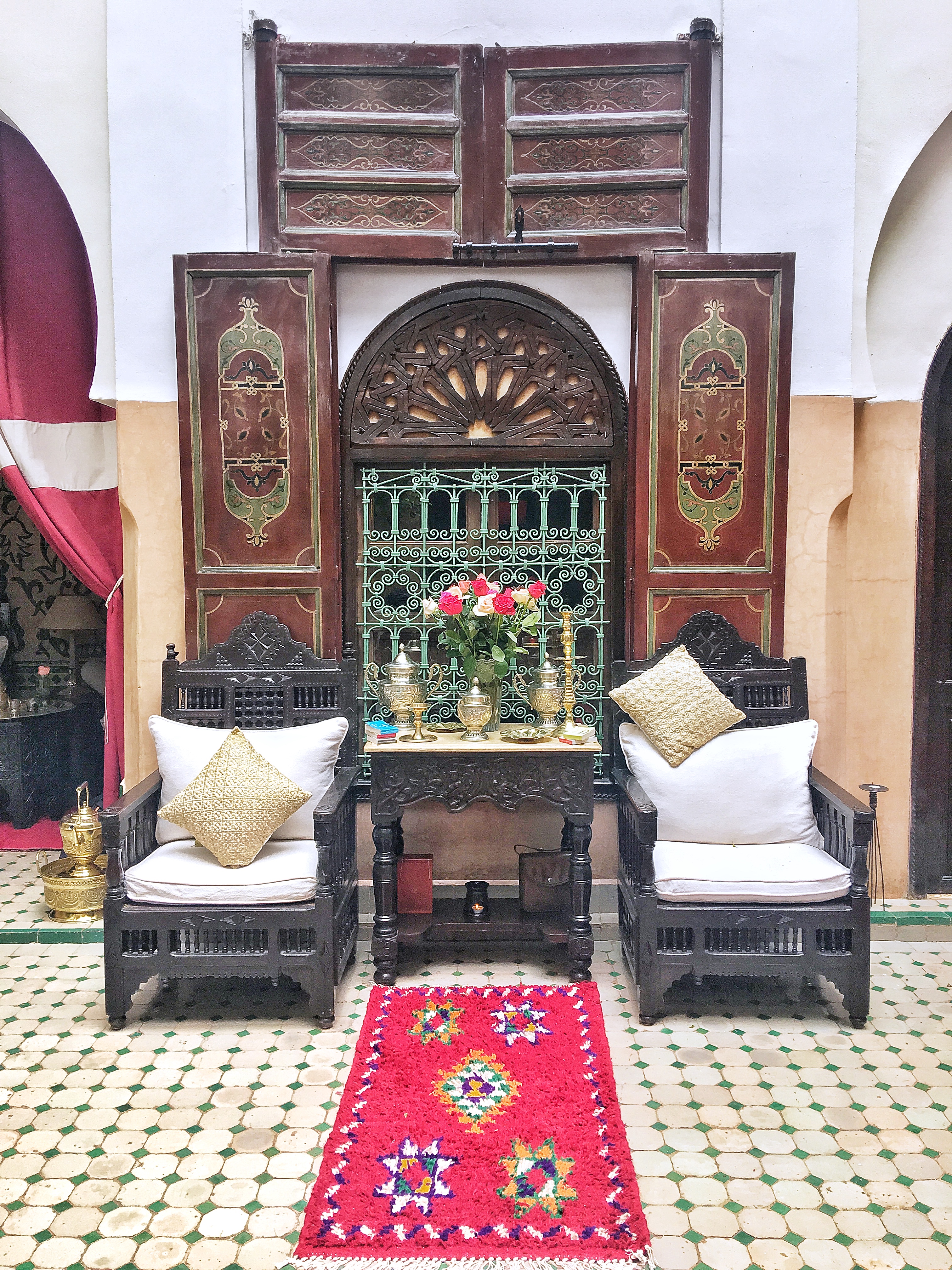 Lounge area Riad Anabel Marrakech