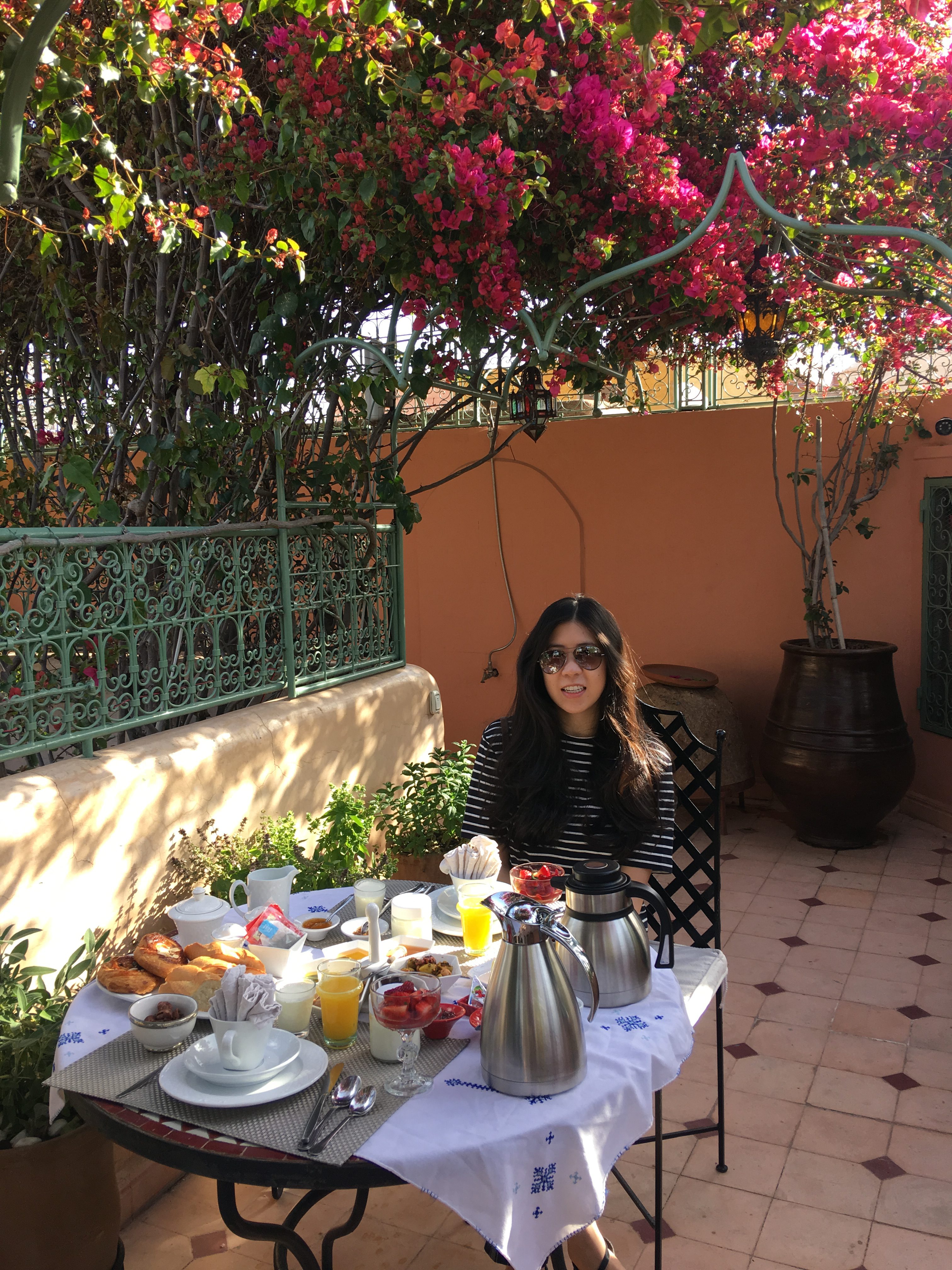 Breakfast at Riad Anabel Marrakech