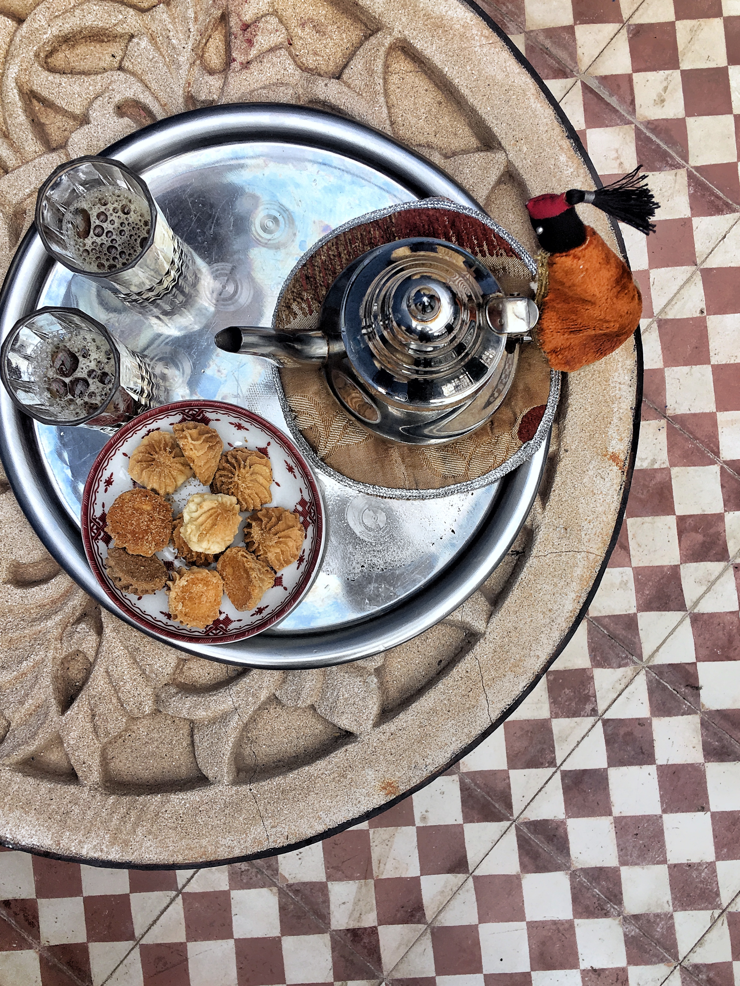 Afternoon treat after Riad Andalla Spa hammam