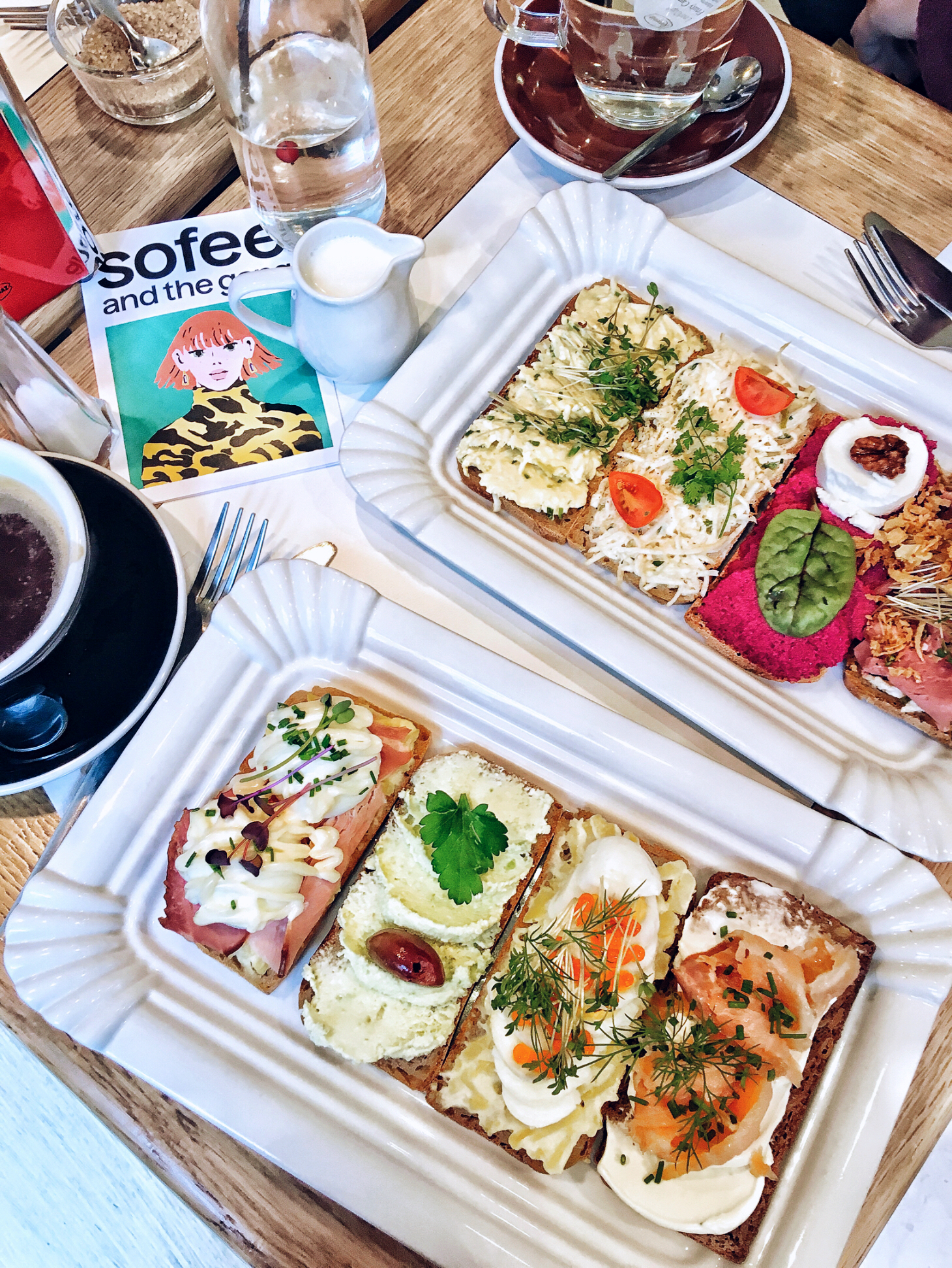 Sandwiches at Sisters in Prague