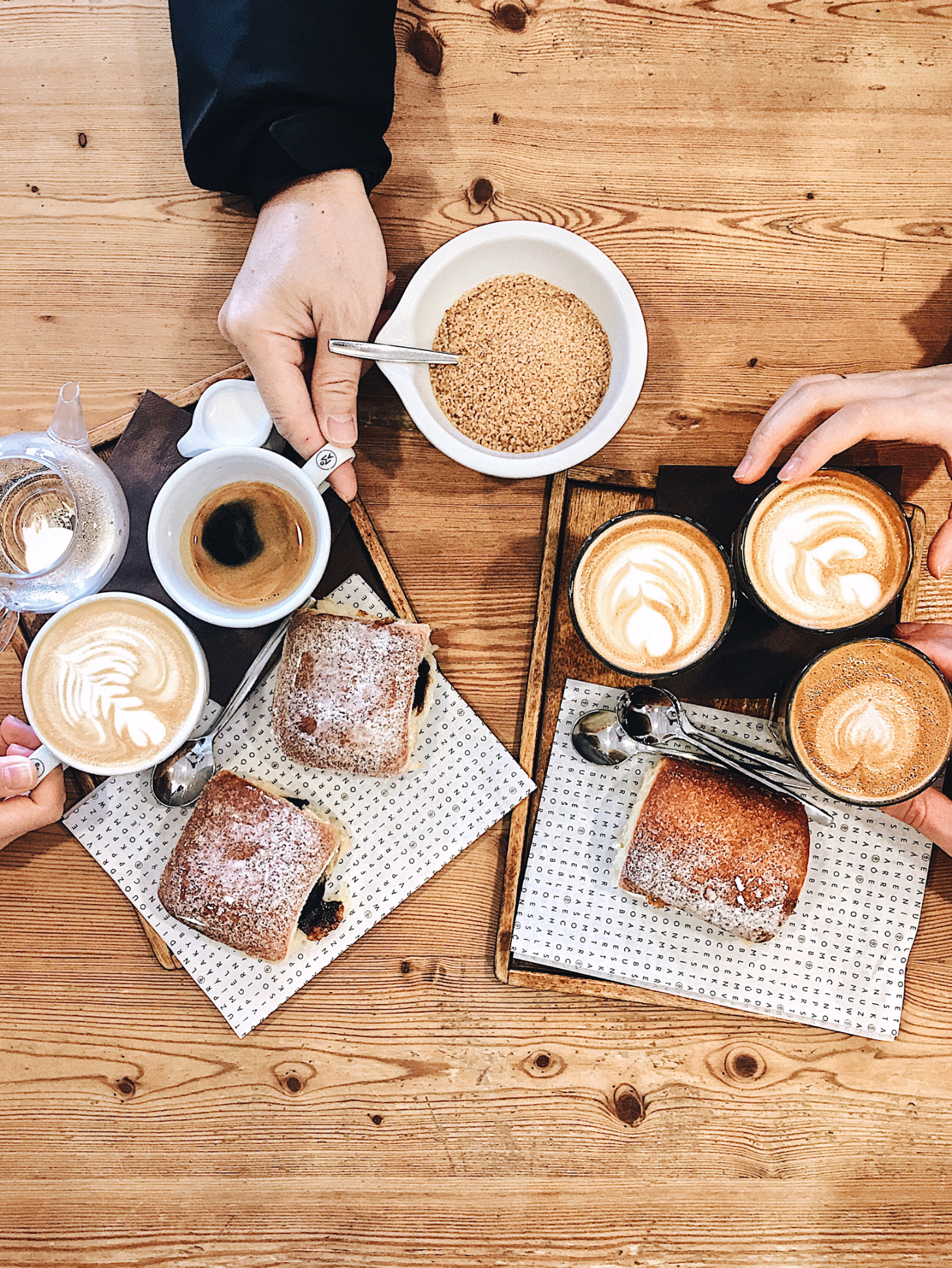 Sweet buns at EMA Espresso Bar in Prague