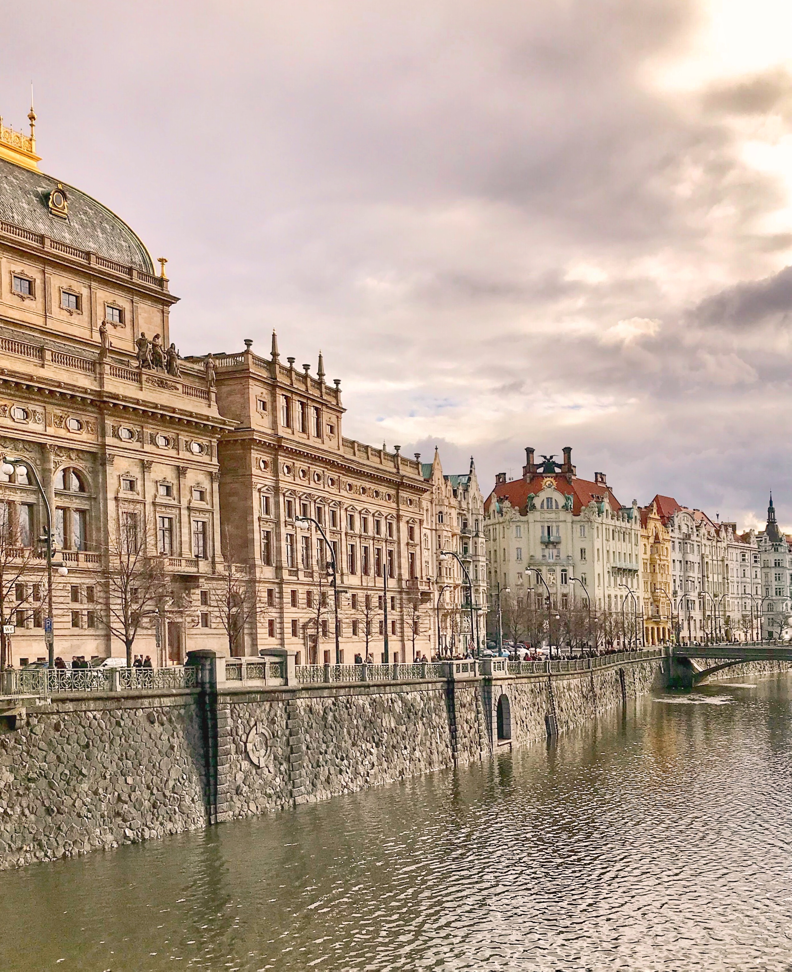 Prague and the Vlatva River