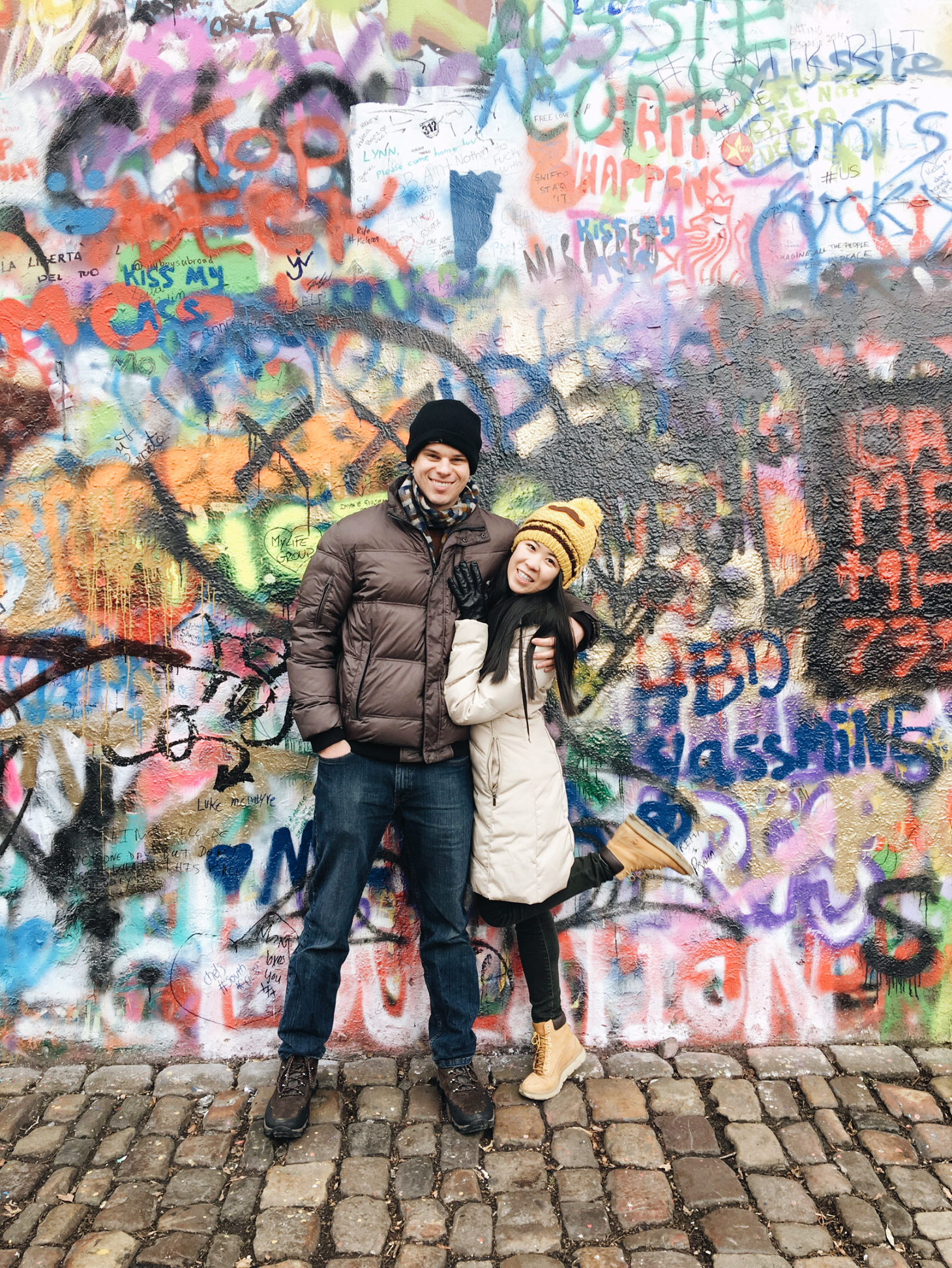 John Lennon Wall in Prague