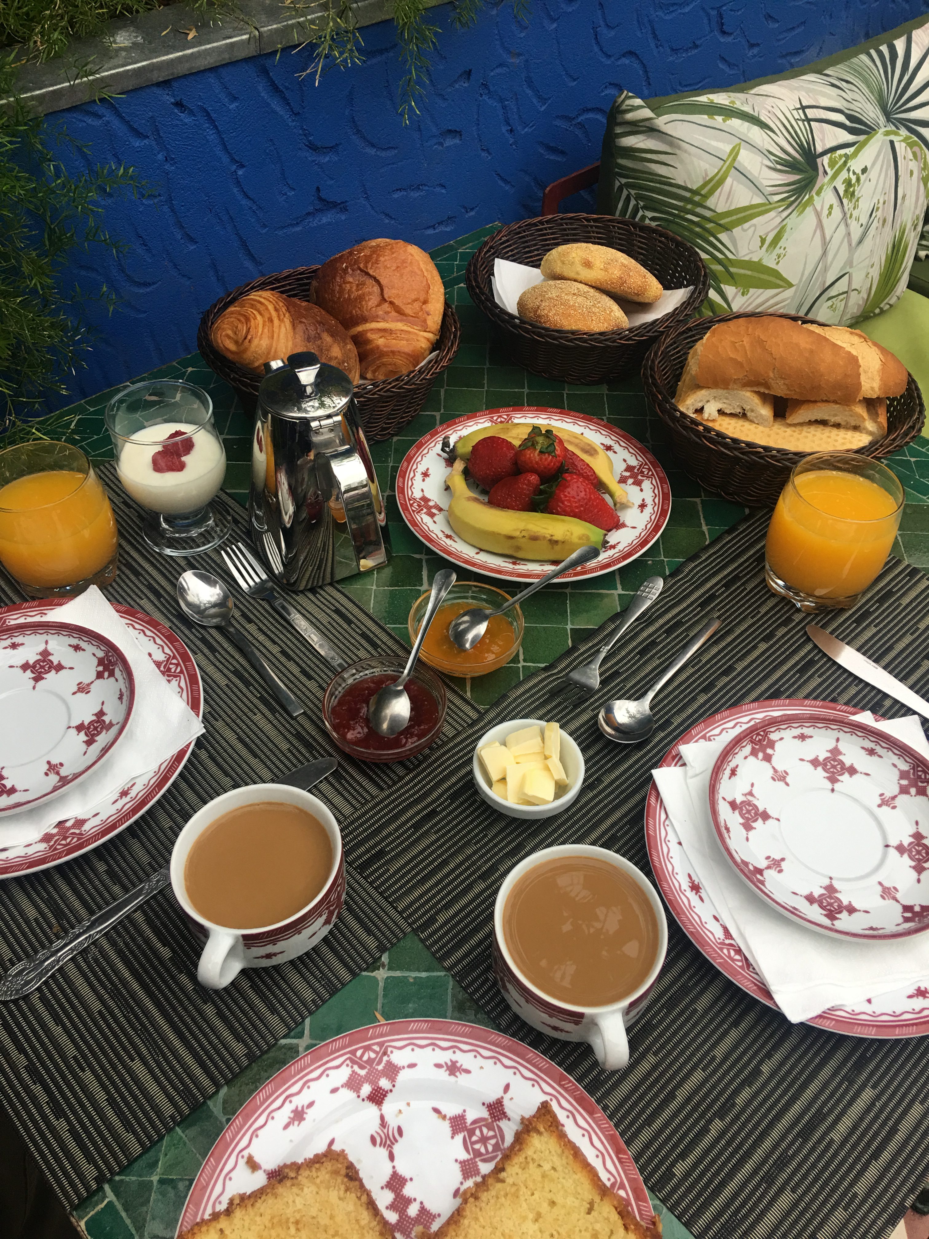 Breakfast at Riad Andalla Spa Marrakech