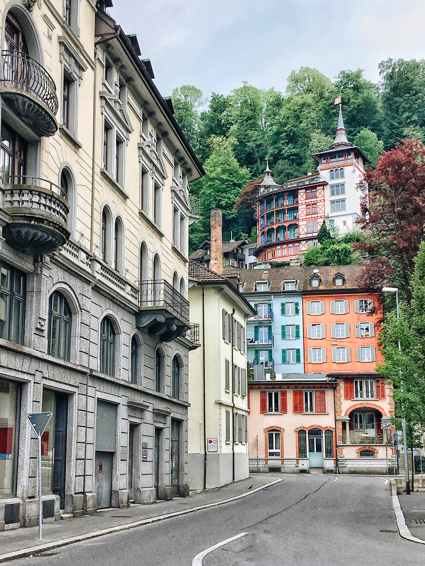 Charming architecture in Lucerne