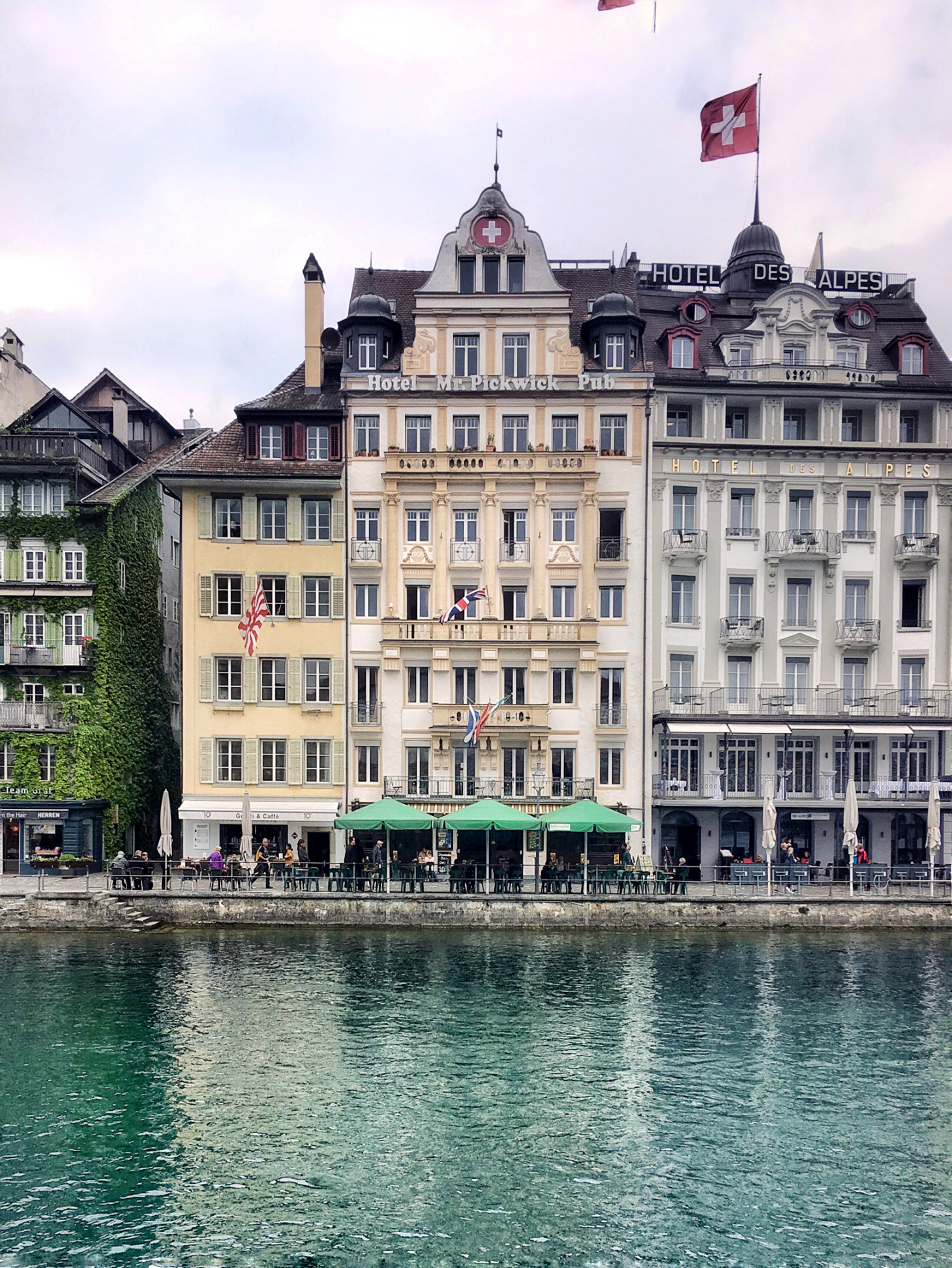 Cute buildings of Lucerne