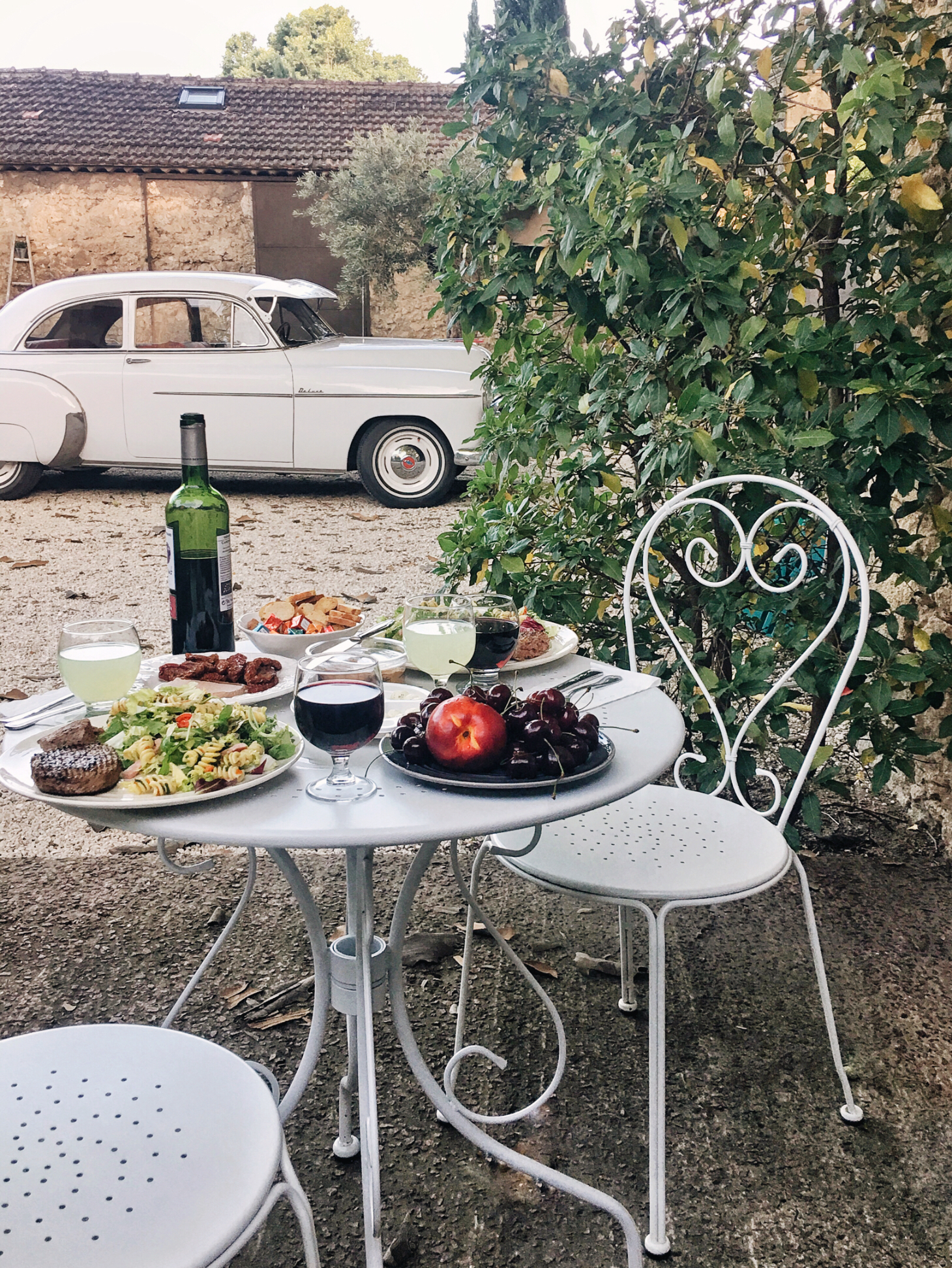 Home made dinner in B&B in Provence
