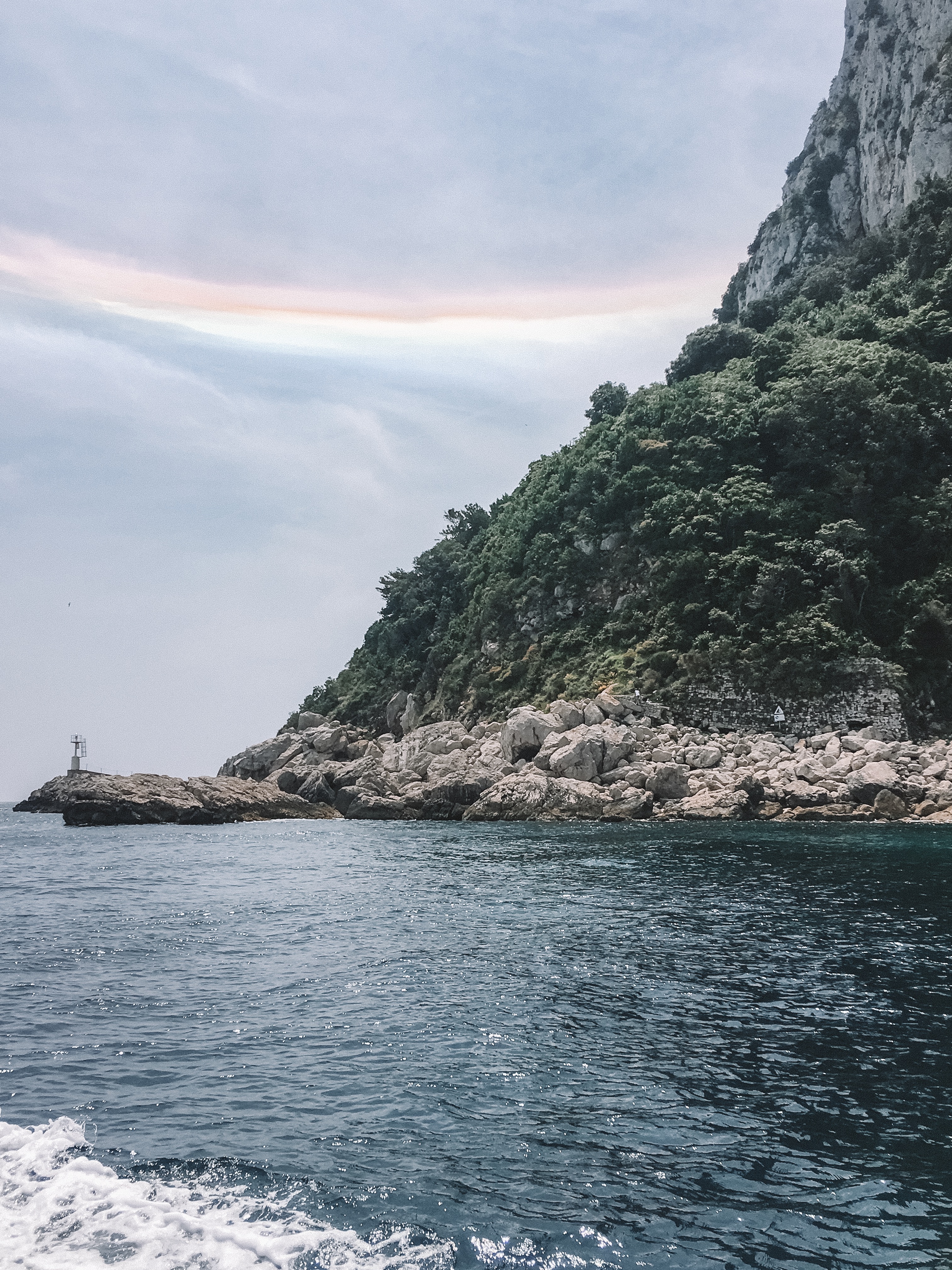 Rainbow on Capri Island