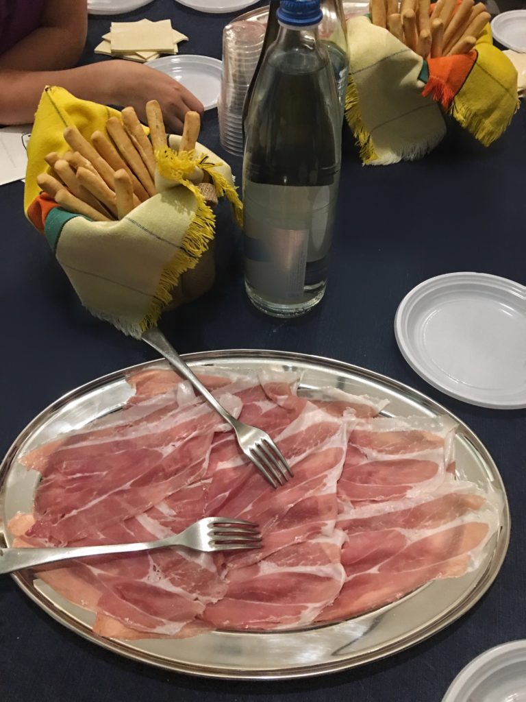 Parma ham tasting in Parma
