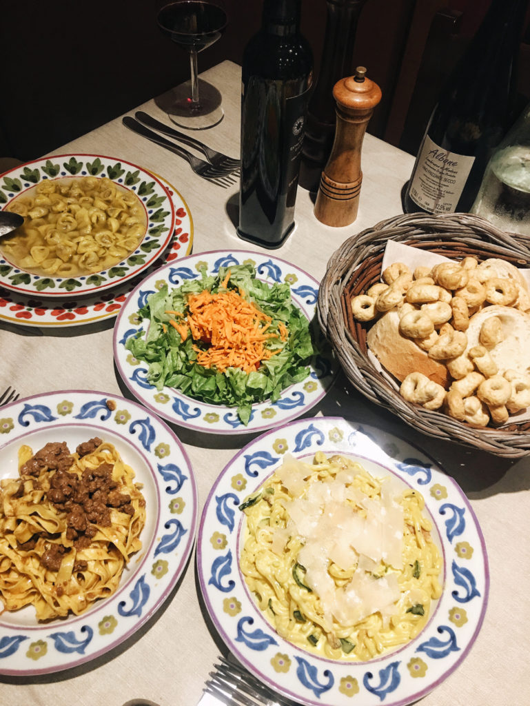 Dinner at Trattoria Bertozzi