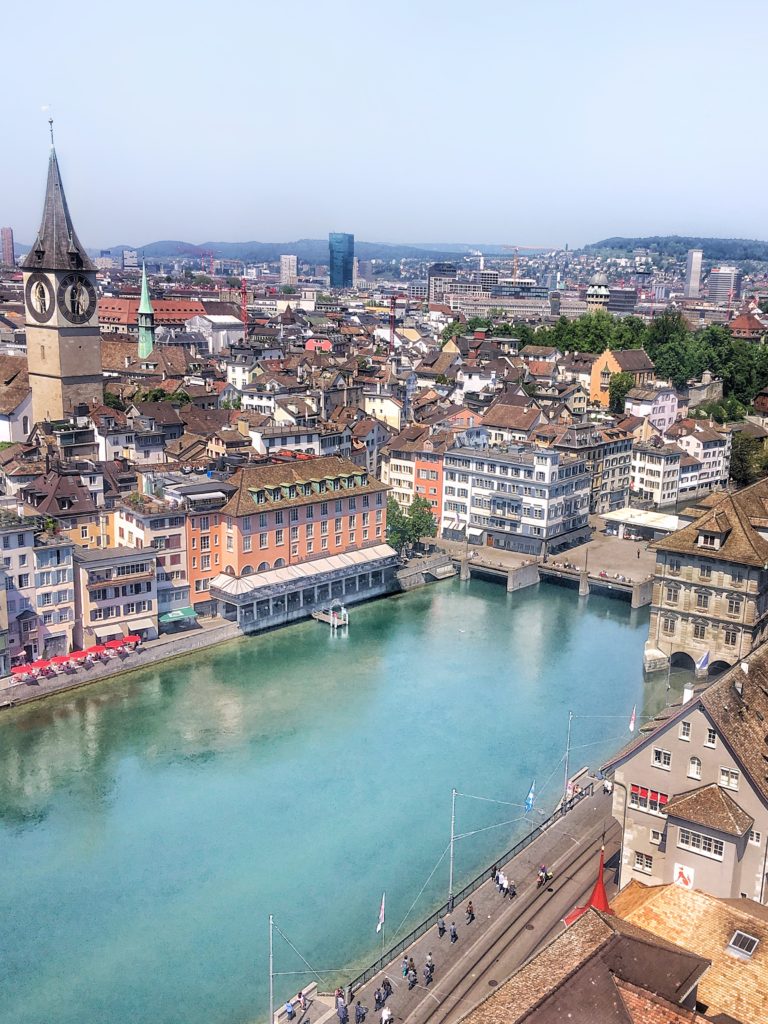 View overlooking Zurich 