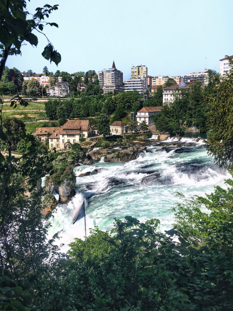 Rhine falls in Zurich