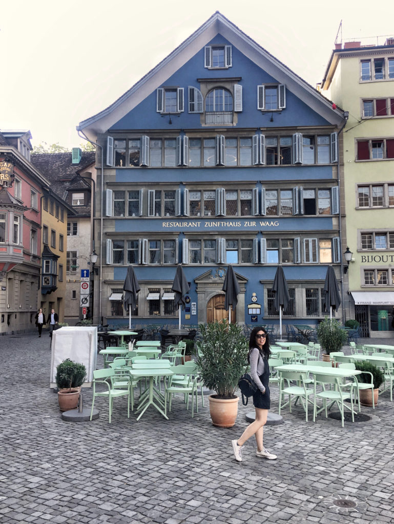 Medieval buildings in Zurich