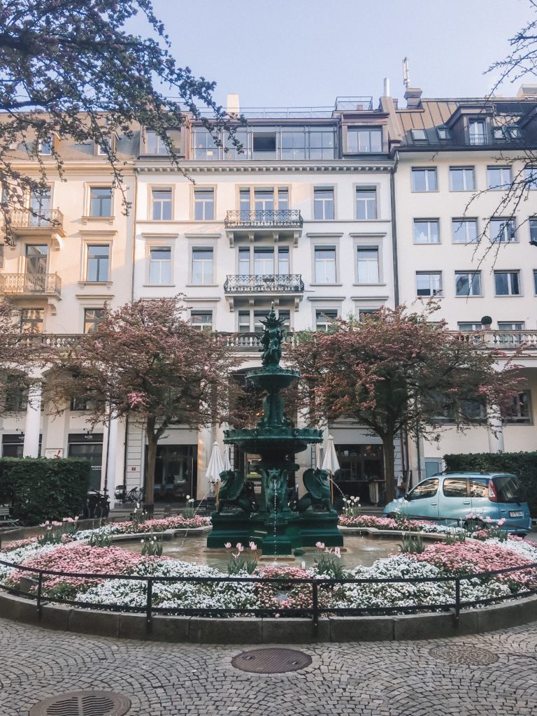 Clean town of Zurich Switzerland