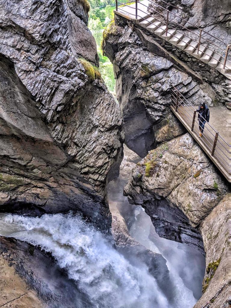 Trummelbach Falls in Lauterbrunnen