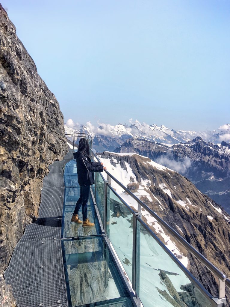 Thrill Walk Glass Bridge in Switzerland
