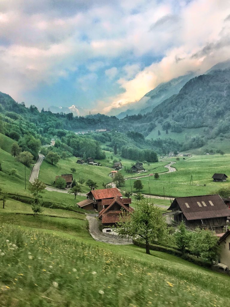 Swiss countryside views