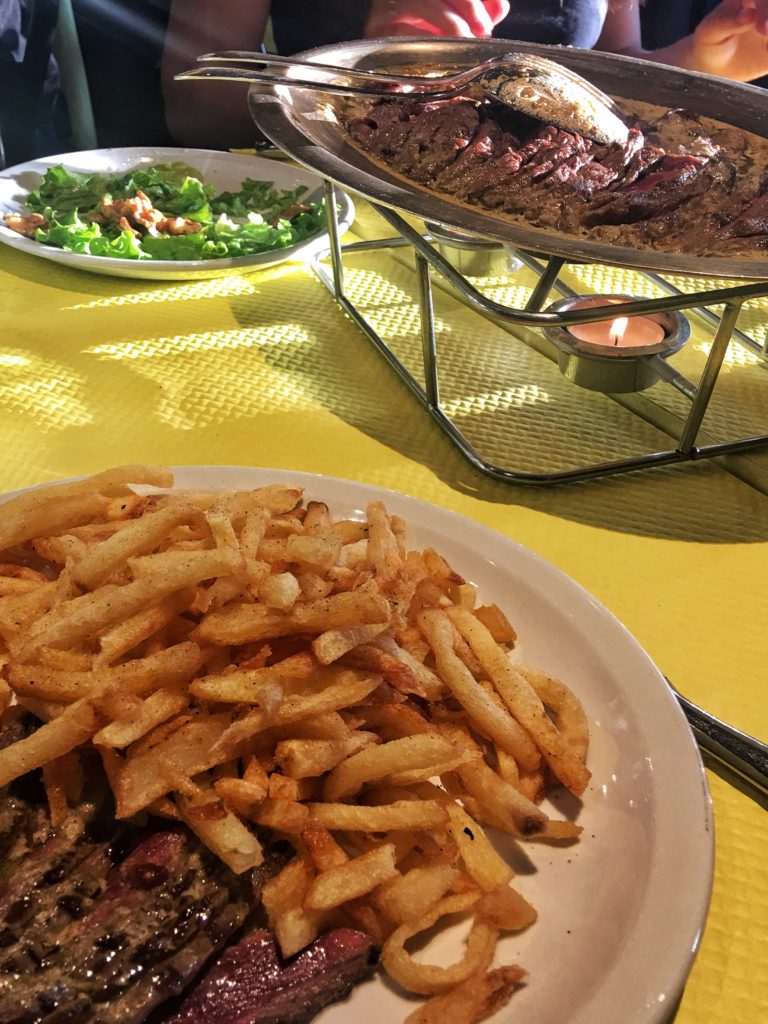 Dinner at L'entrecote Bordeaux