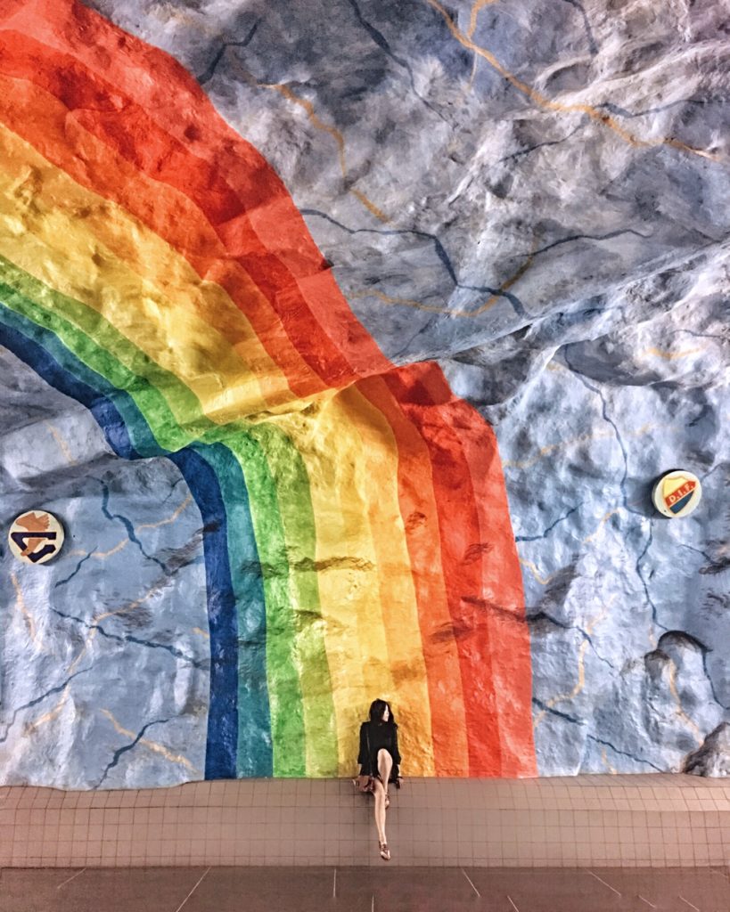 Stadion Station Stockholm Rainbow