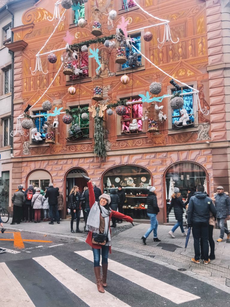 Fun Christmas buildings in Strasbourg