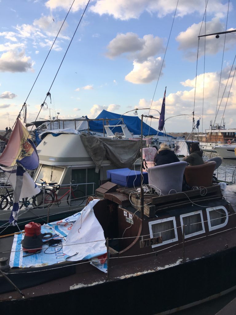 Boats in Jaffa Fishing Harbor