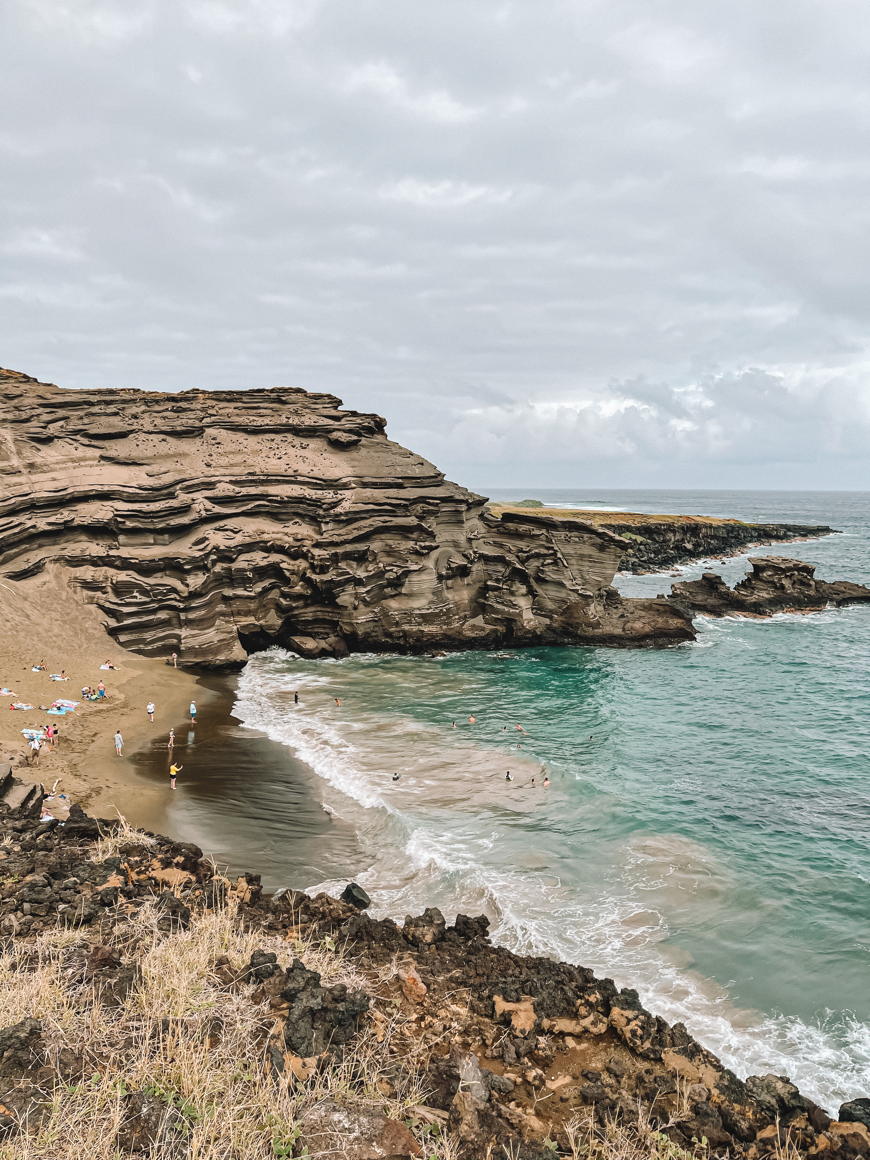 Green Sand Beach Hike Big Island