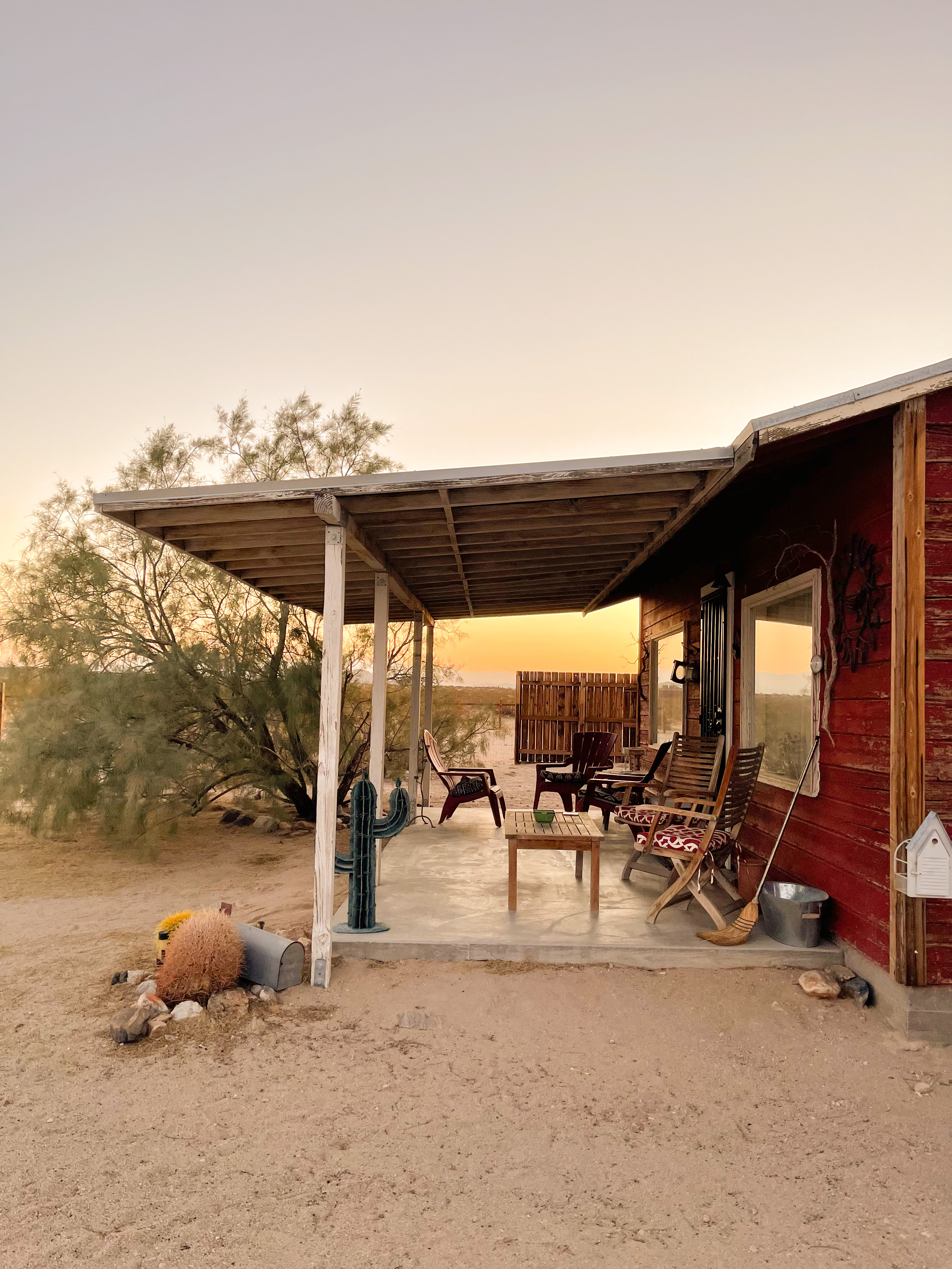 Sunset  at Joshua Tree AirBnB