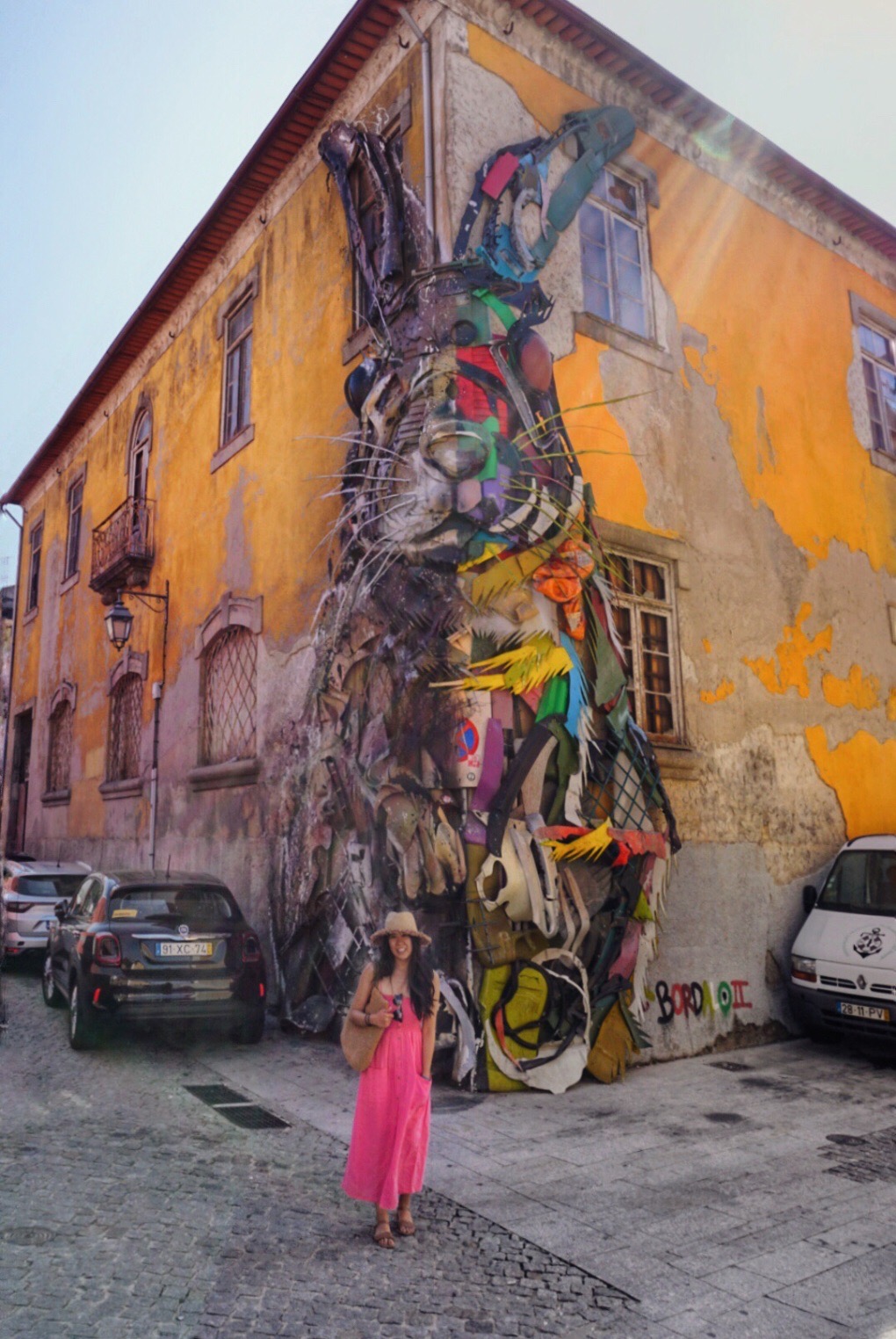 Rabbit graffiti Porto
