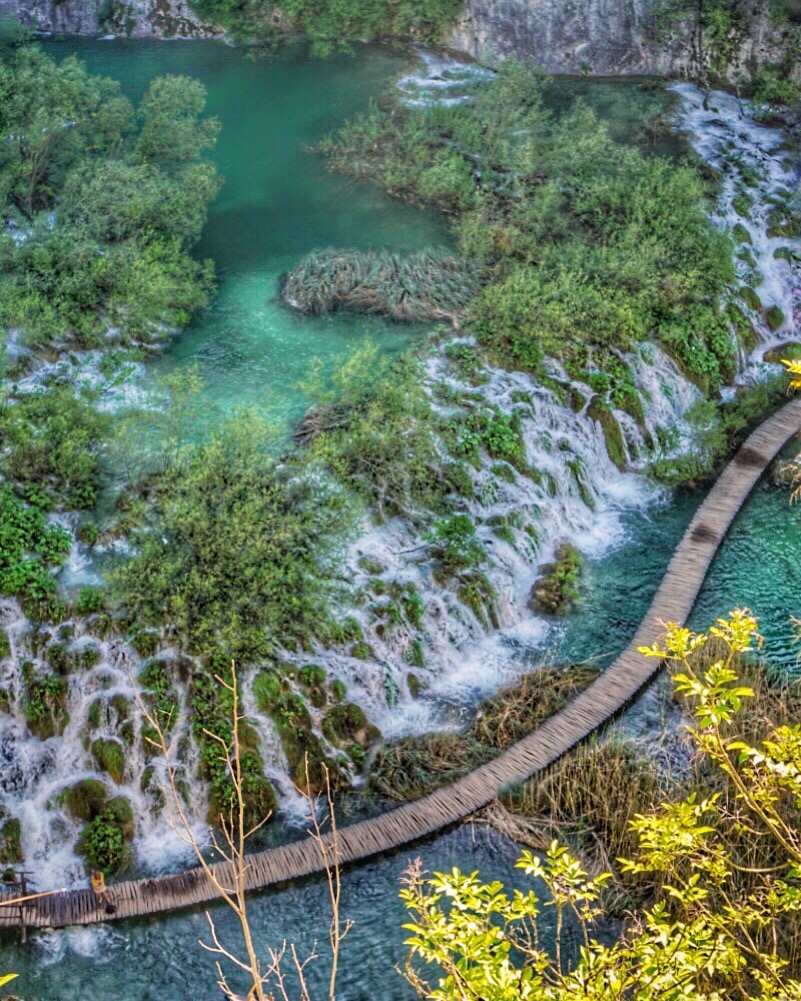 Waterfalls in Plitvice Lakes